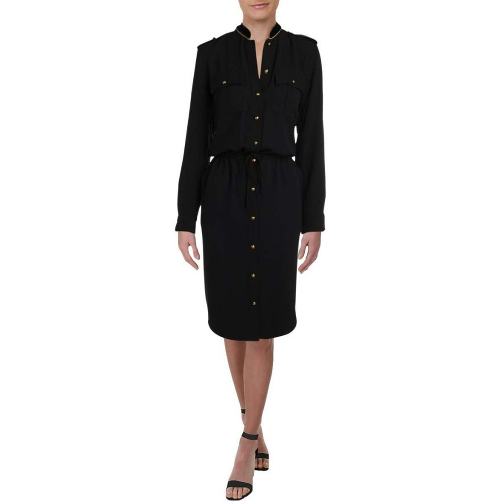 SALE! New Lauren Ralph Lauren Lizveth Military-Look Dress Size 2 Retail $225
